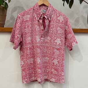 Reyn Spooner Vintage Lahaina Sailor Hawaiian Shirt